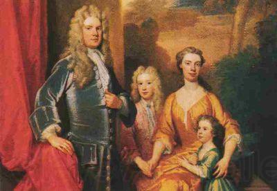 Sir Godfrey Kneller and his family Spain oil painting art